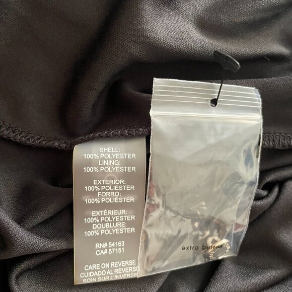 Tommy Hilfiger Houndstooth Smock-Waist Midi Dress sz 12 - Picture 4 of 7